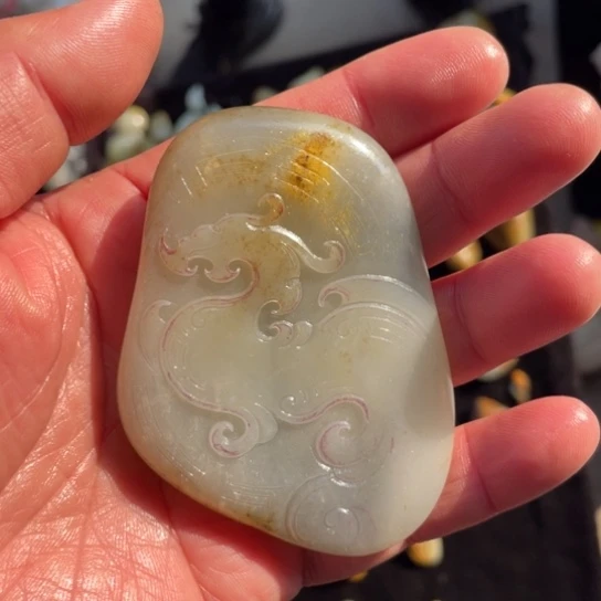 和田玉（糖玉）未镶嵌戒指