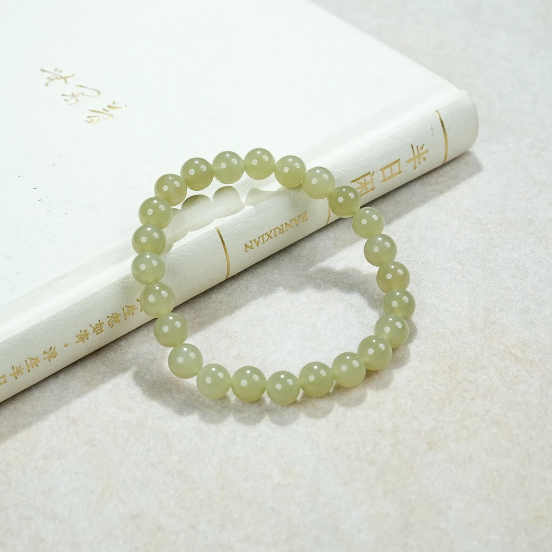 【睿泽&小池专属】和田玉晴水手串 8mm KS0010177