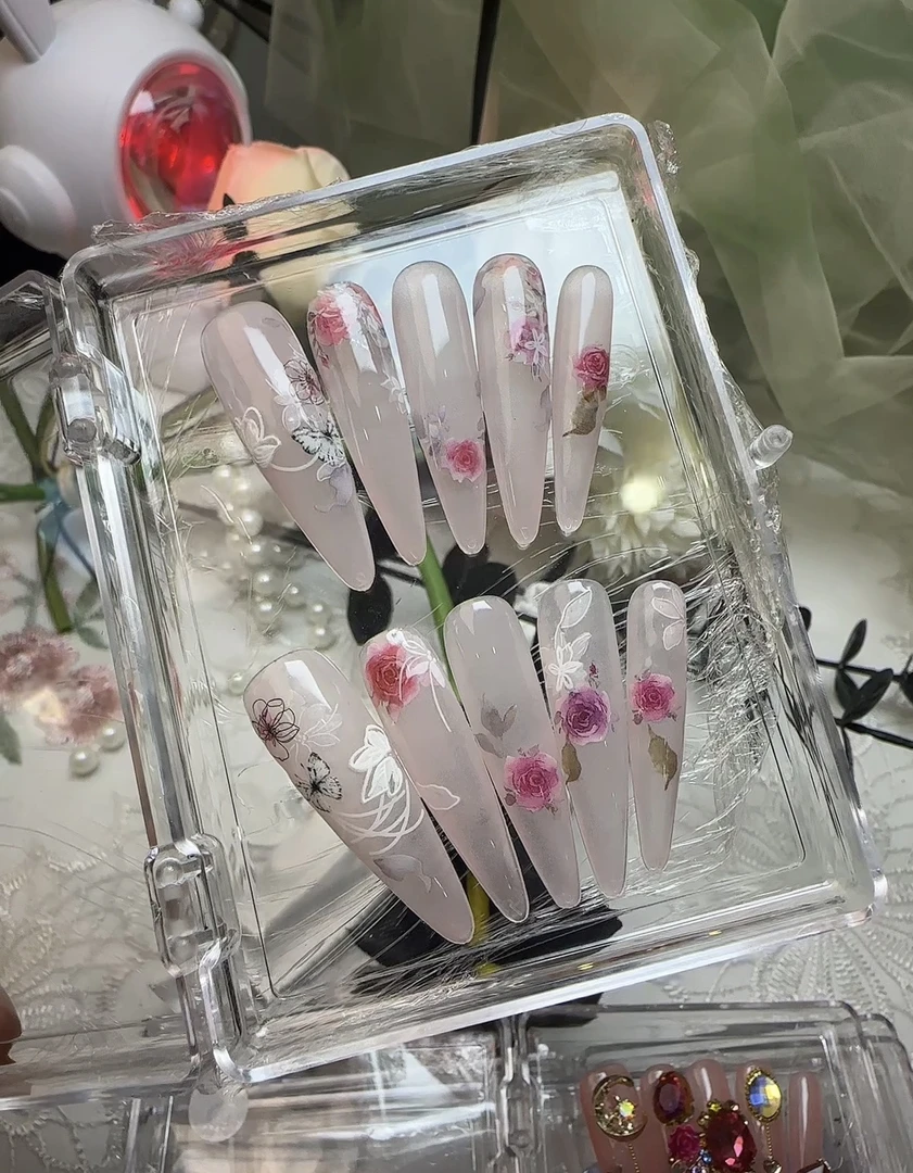 孤品手工穿戴甲 直播间不过款不要拍