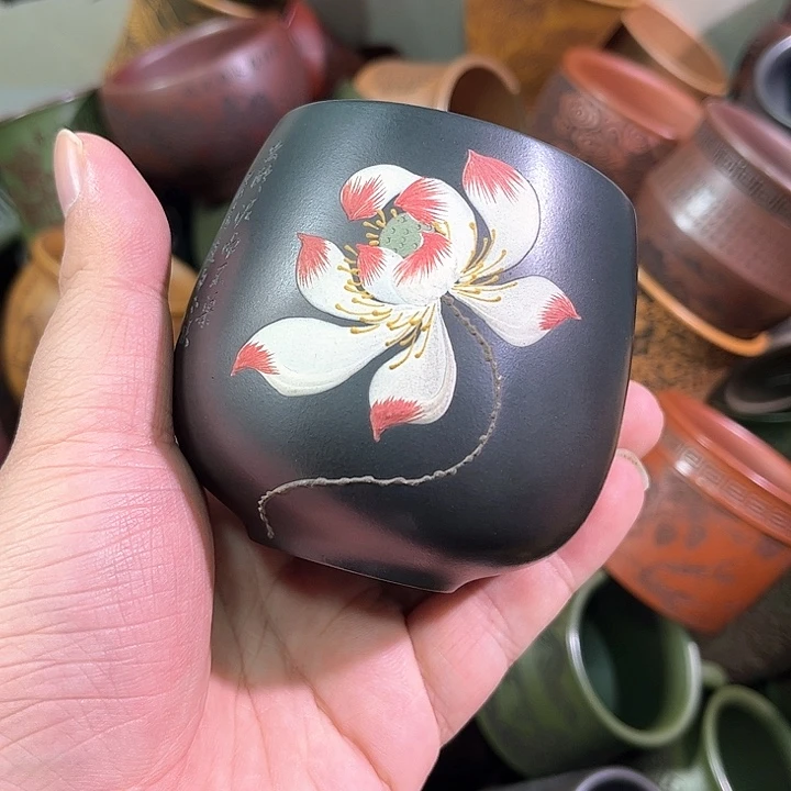 茶杯紫砂全手工紫砂主人杯