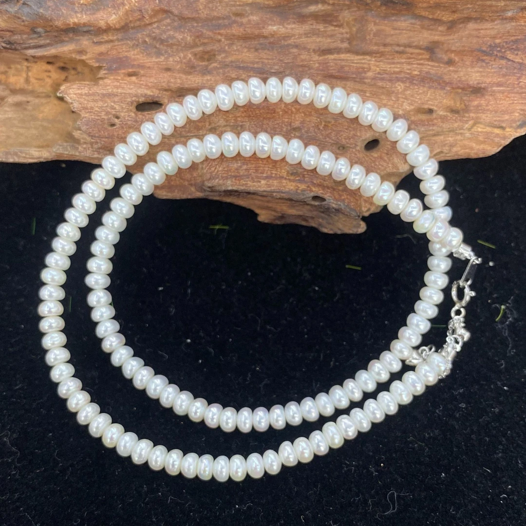 小米珠珍珠项链【小北质检】ZJH74Z5多样性发一3.5mm+