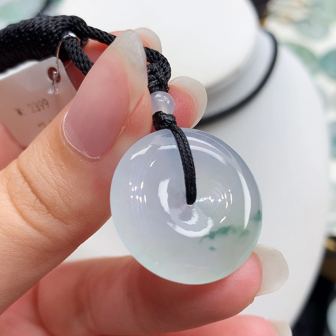 翡翠未镶嵌胸饰翡翠23，23/4.8