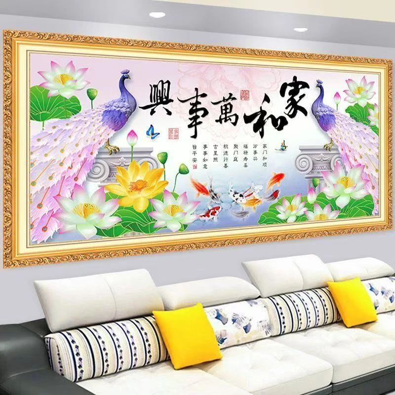 客厅卧室3D立体床头墙面山水画自粘贴画电视墙背景客厅背景墙挂画