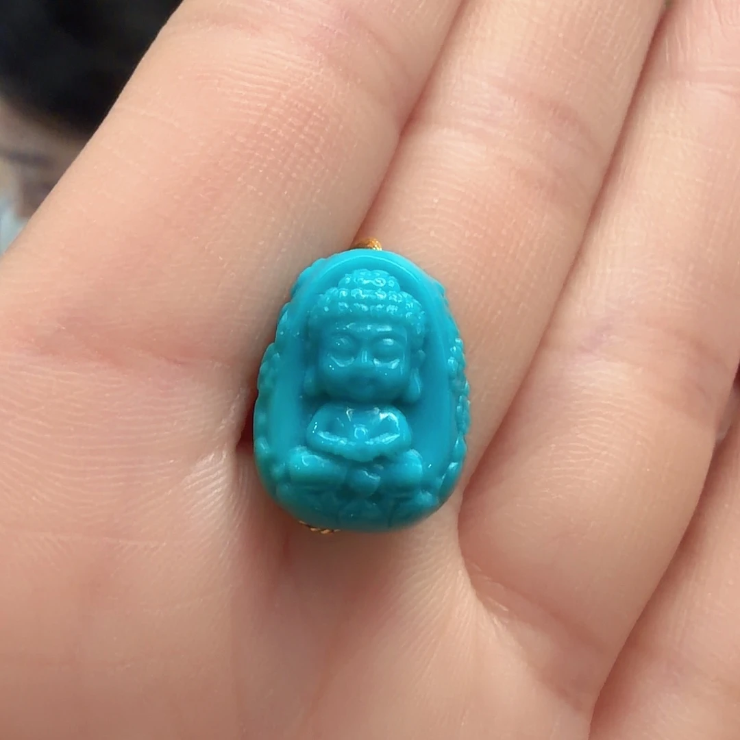 绿松石未镶嵌颈饰