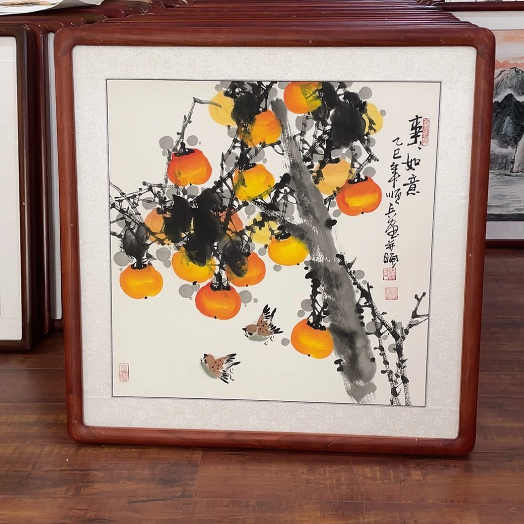 国画带框尺寸63*63厘米