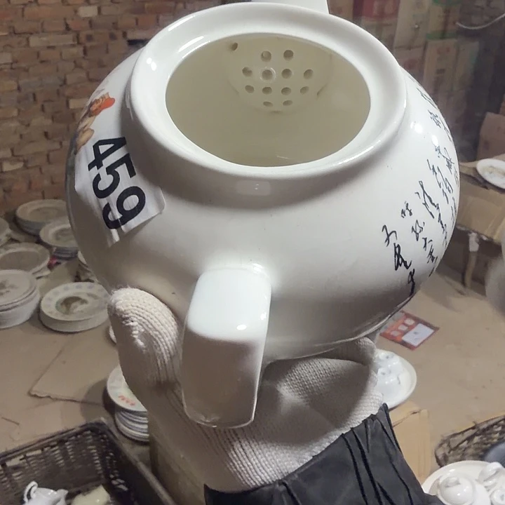 库存瓷片多空茶壶