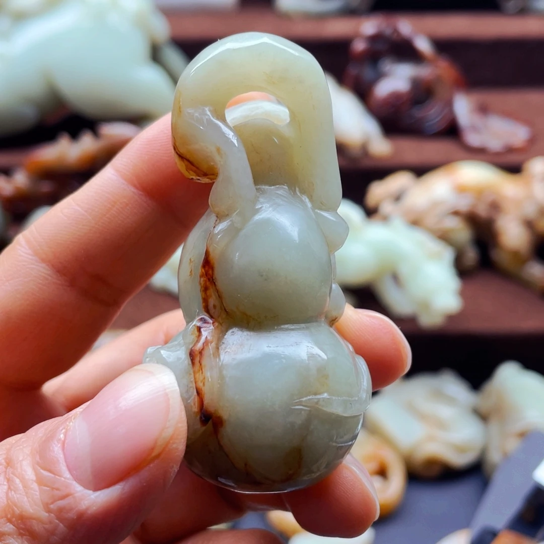 吊坠白玉菩提摆件