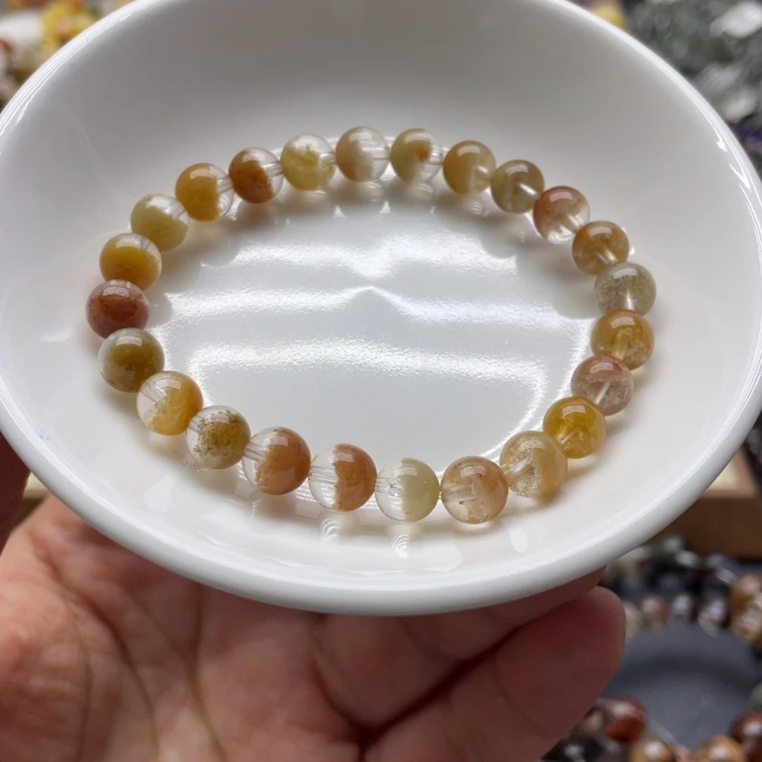 未镶嵌手链水晶黄幽灵