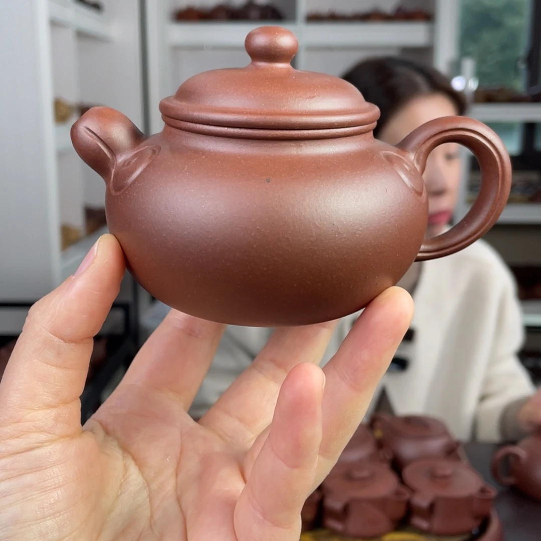 紫砂茶壶底槽清如意道洪220cc