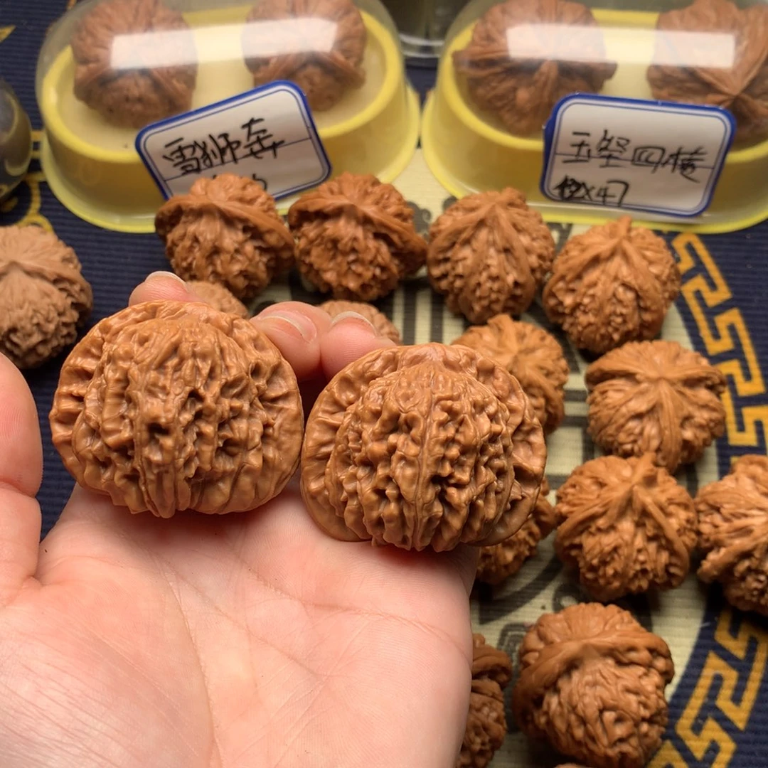 文玩核桃吊坠四座楼43