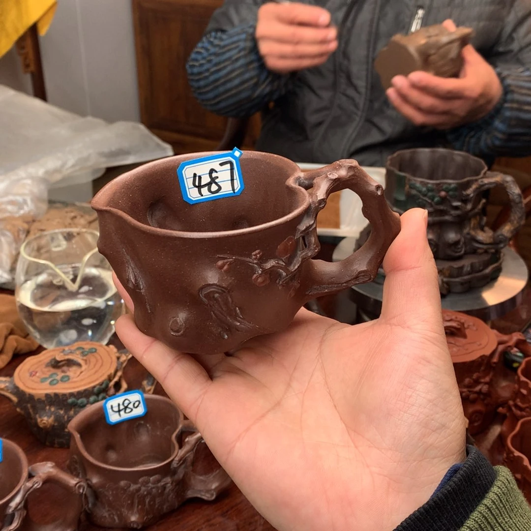 紫泥茶壶陈*丁杯子487