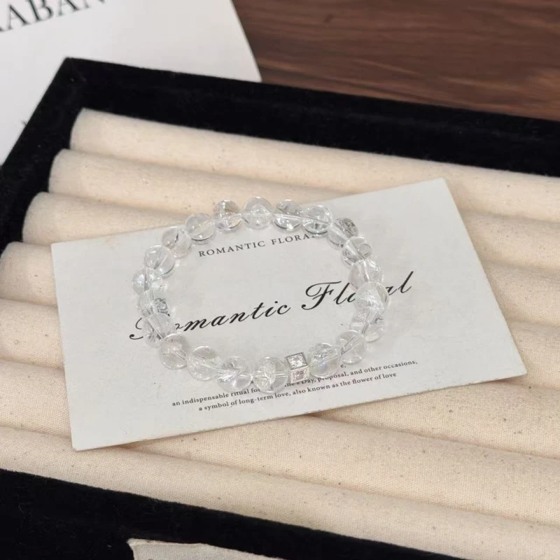 X2978奶白晶手链高端轻奢手串多样性发一