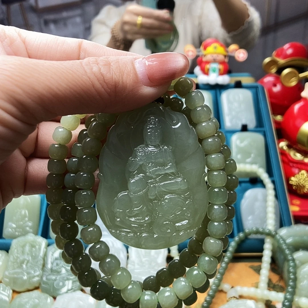 和田玉颈饰未镶嵌0*8