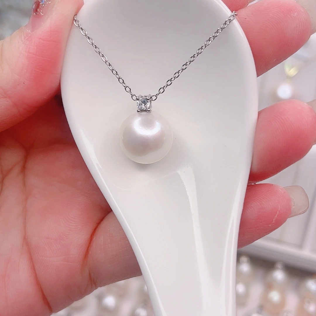 淡水珍珠未镶嵌吊坠(赠链)