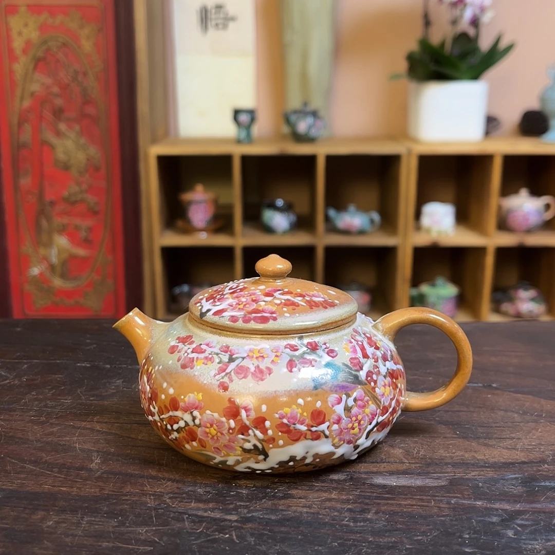 柴烧手工手绘陶瓷