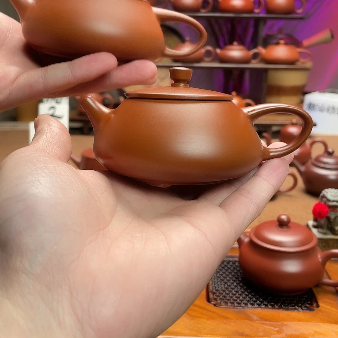 紫砂茶壶R*e朱泥手拉