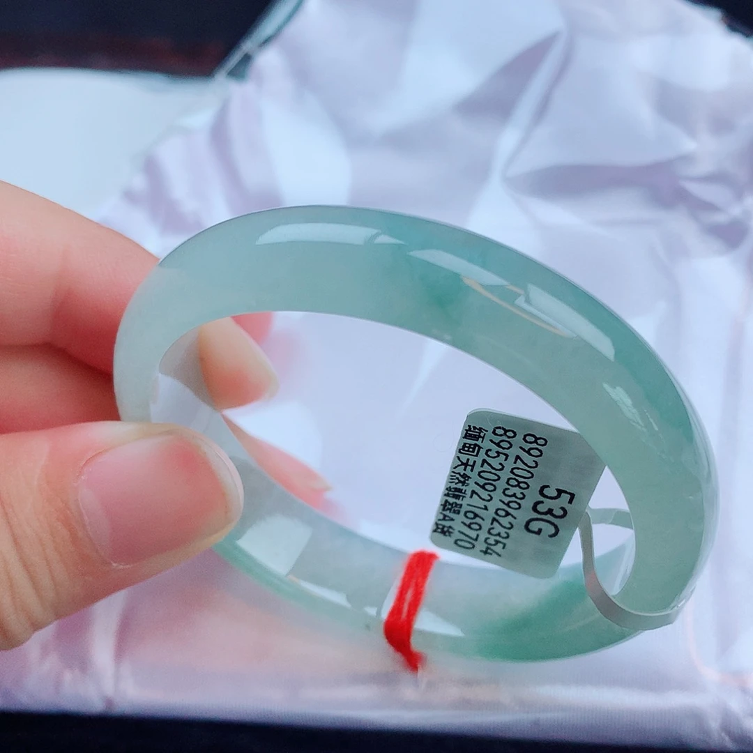 翡翠未镶嵌手镯天然缅甸翡翠A货手镯