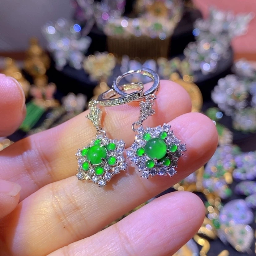 【闪购商品】银S925镶嵌挂件翡翠