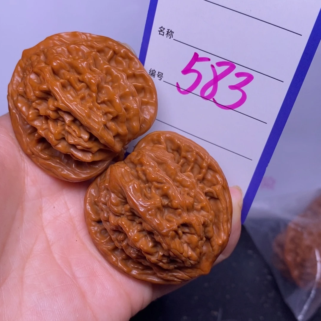 文玩核桃把件583/45虎头