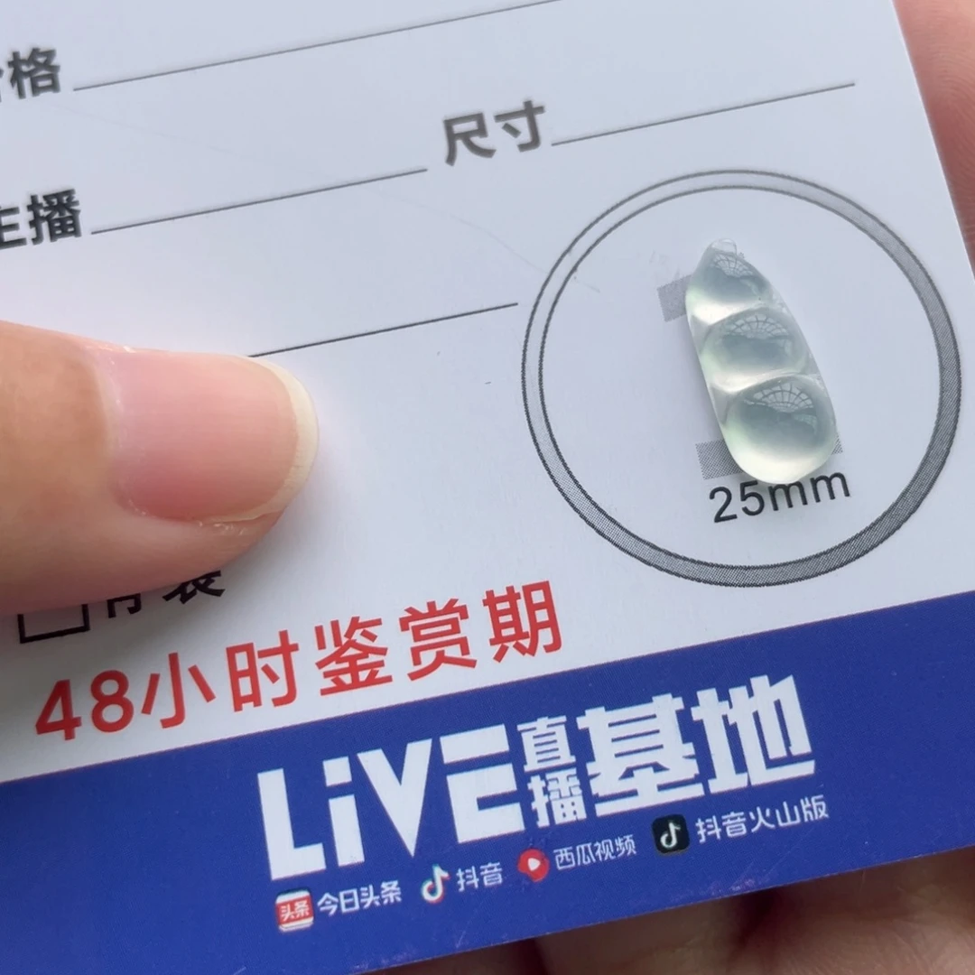 翡翠未镶嵌颈饰小冰豆
