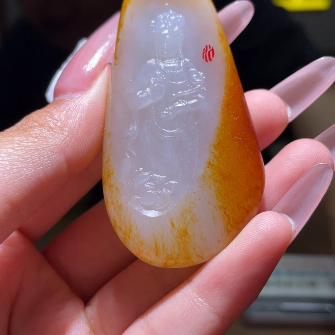 和田玉未镶嵌颈饰D2