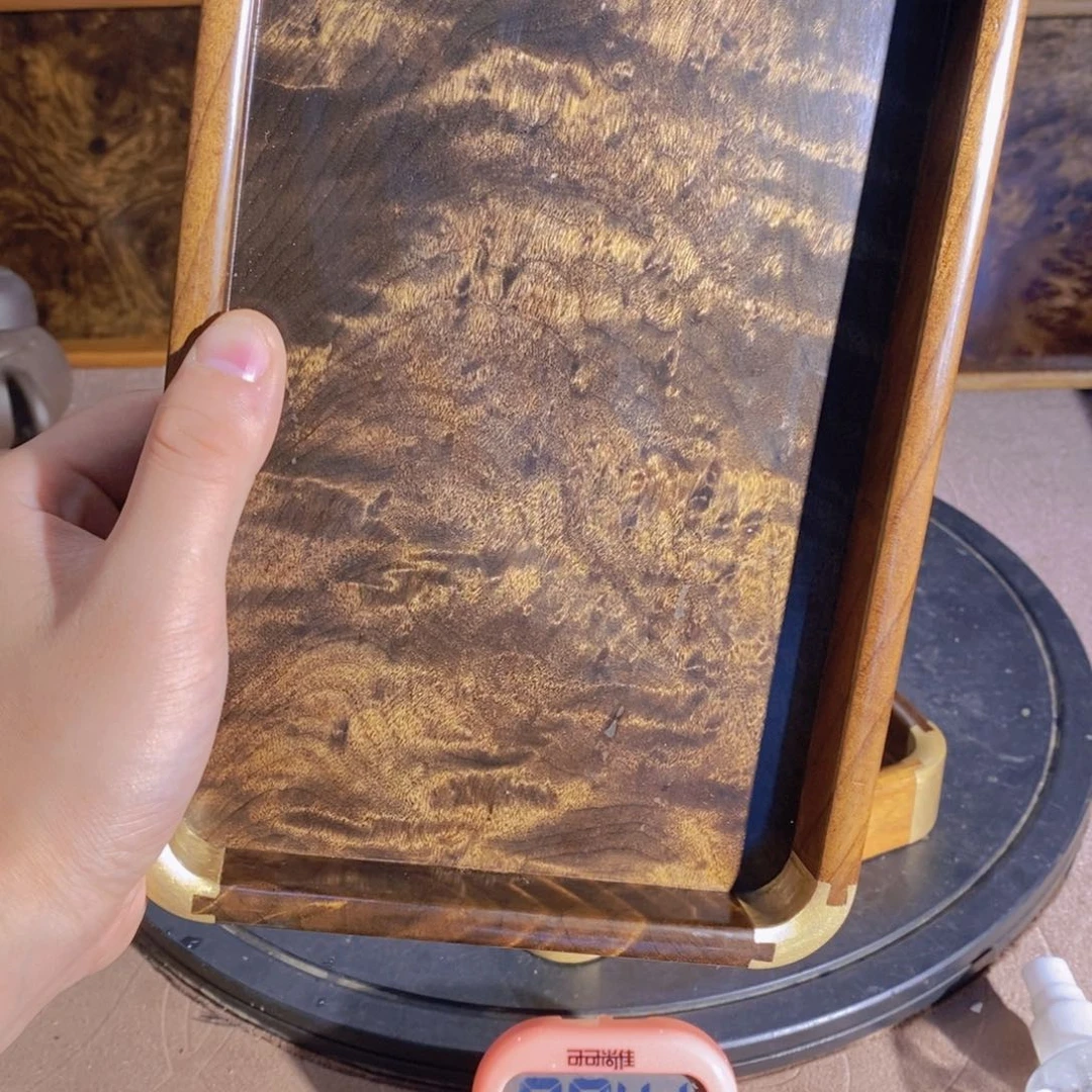 金丝楠勃**机金丝楠木文盘