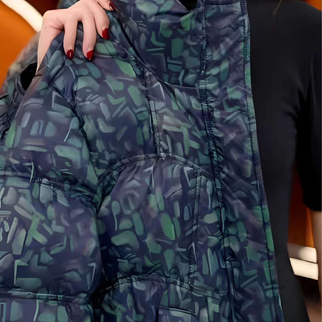 2025杭州原版正品减龄修身气质繁星点点保暖鸭绒服ZF-R029