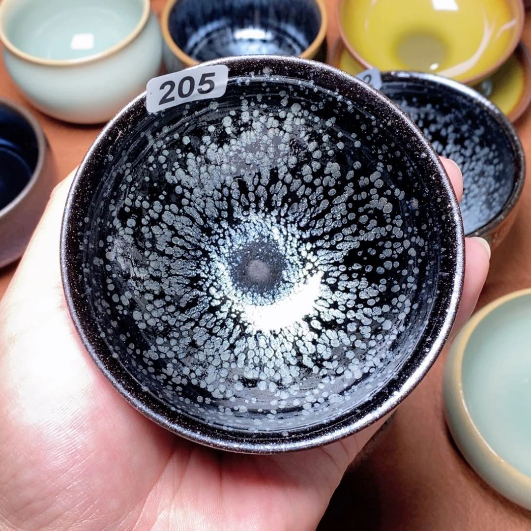 看***涛茶盏建窑建盏主人茶盏205