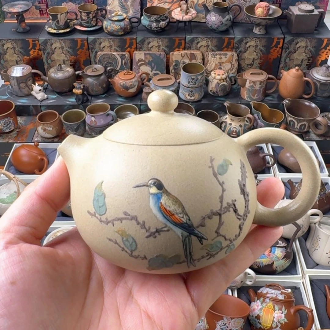 茶壶紫砂250ml原矿精工半手