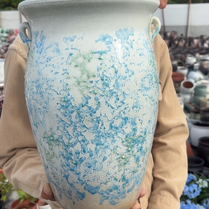 蓝白耳口径20高度32