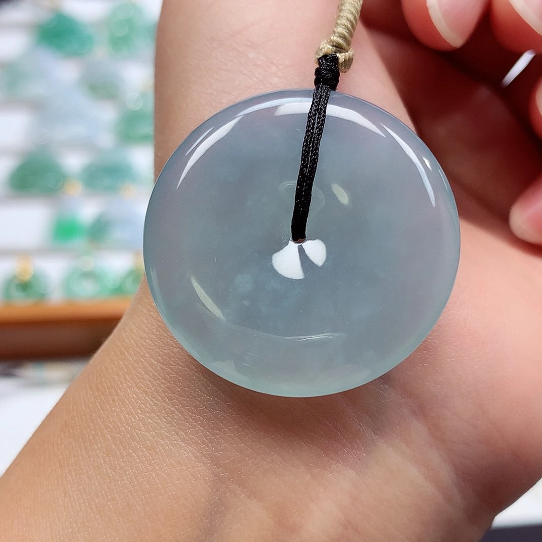 翡翠未镶嵌吊坠(不含链)34.2-6.1