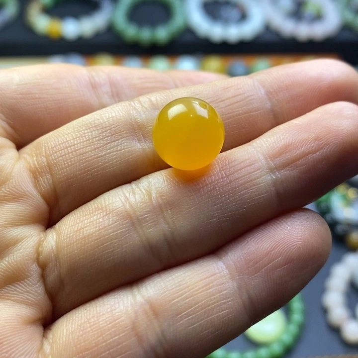 石英质玉未镶嵌珠宝半成品缅黄卡12