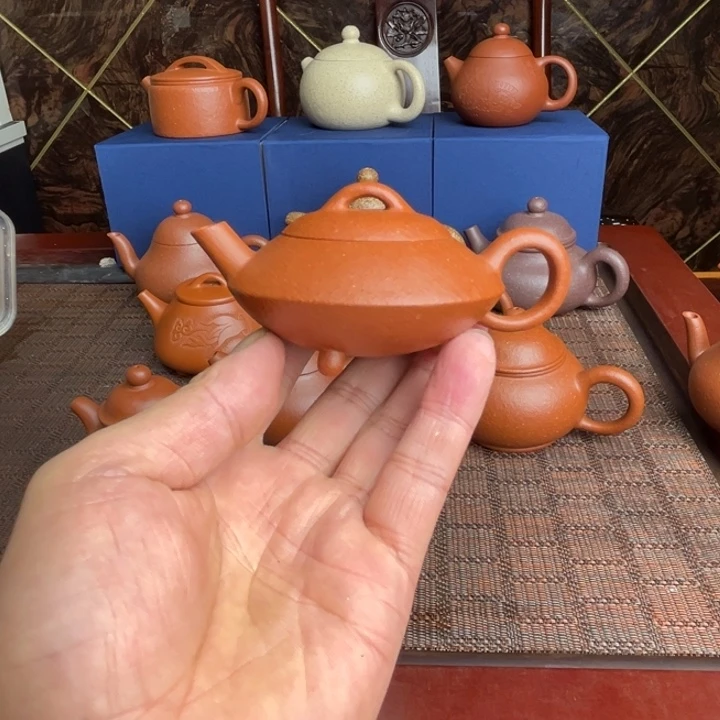 紫砂茶壶星*✨黄龙山红降、全手工