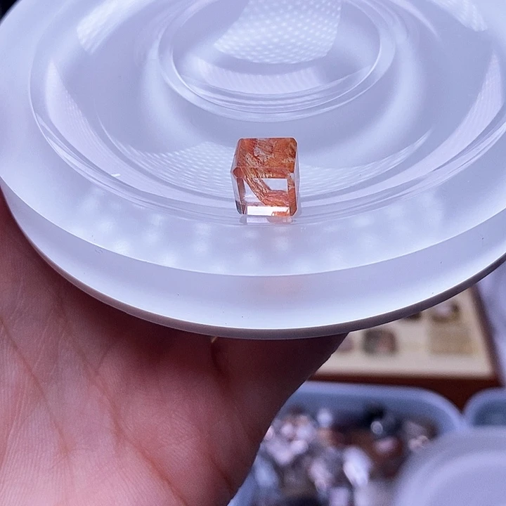 水晶天然水晶定制打孔不退换未镶嵌