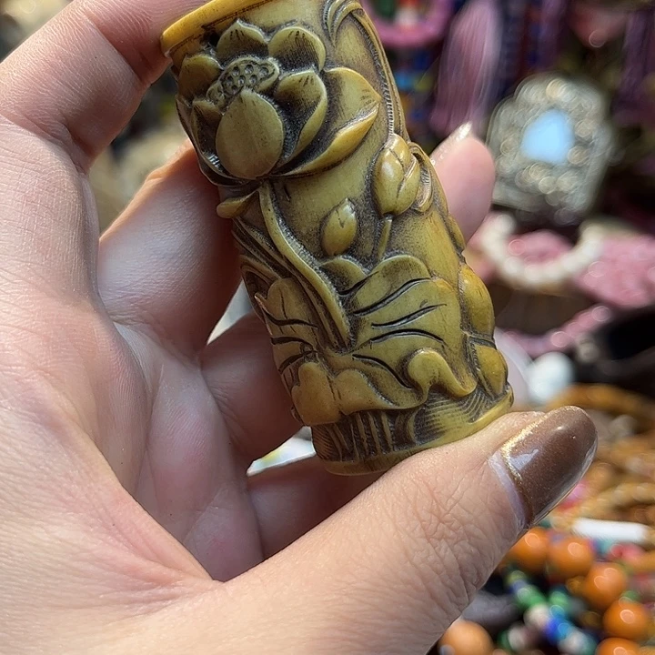 花岗石铁合金雕刻手把件