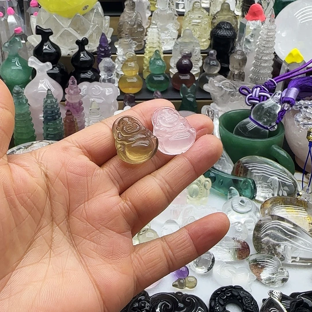 车挂水晶未镶嵌摆件
