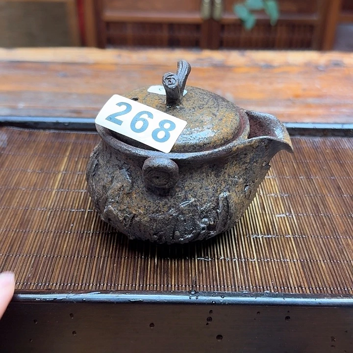 纯手工制作粗陶茶具