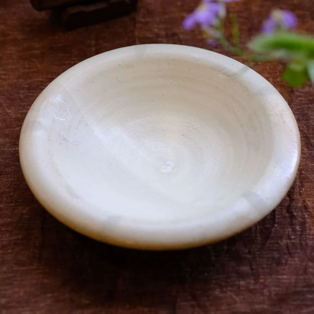 小喜宅 天水碧翻边盘（尺寸约18cm）