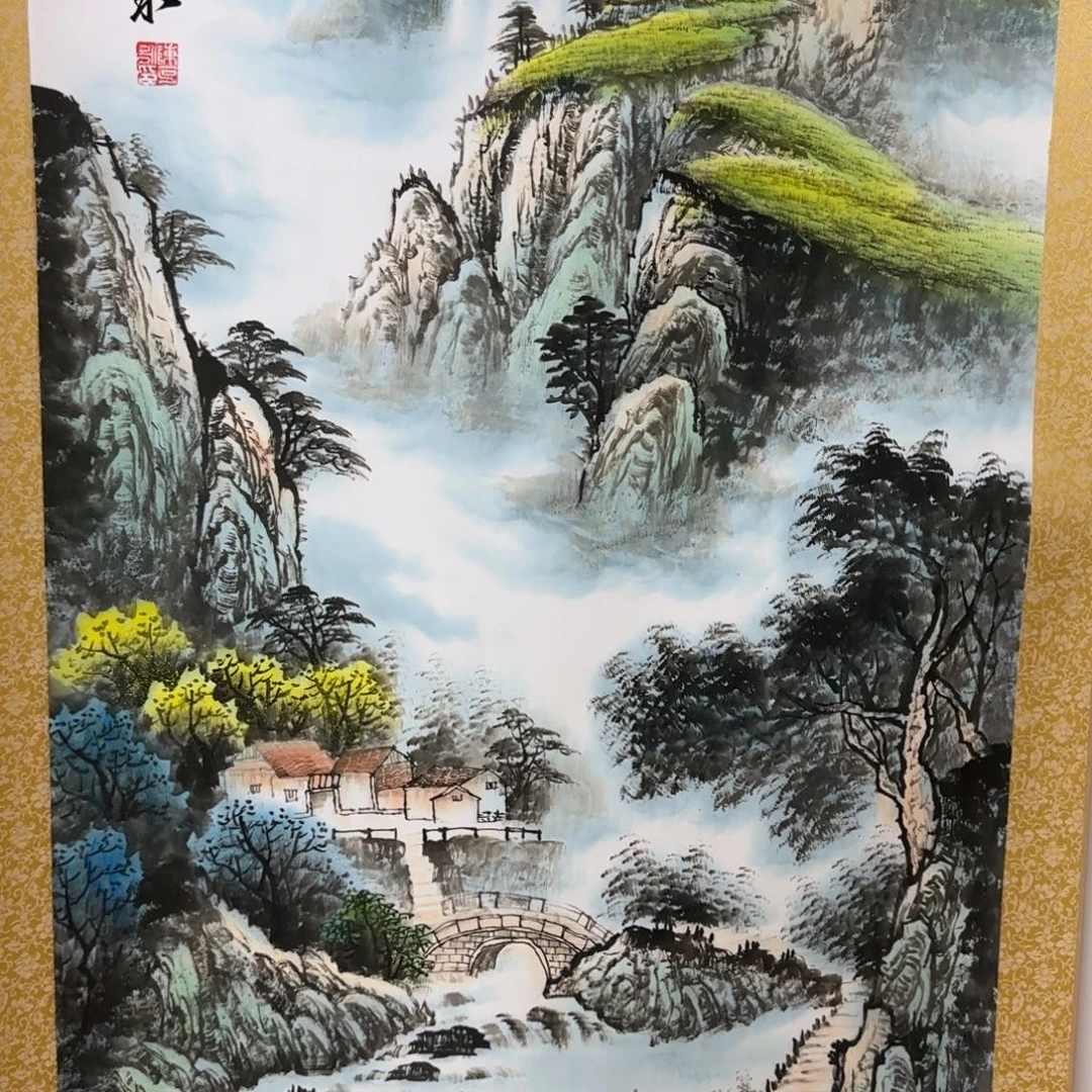 国画QA原创山水作品！带证书！限购一单