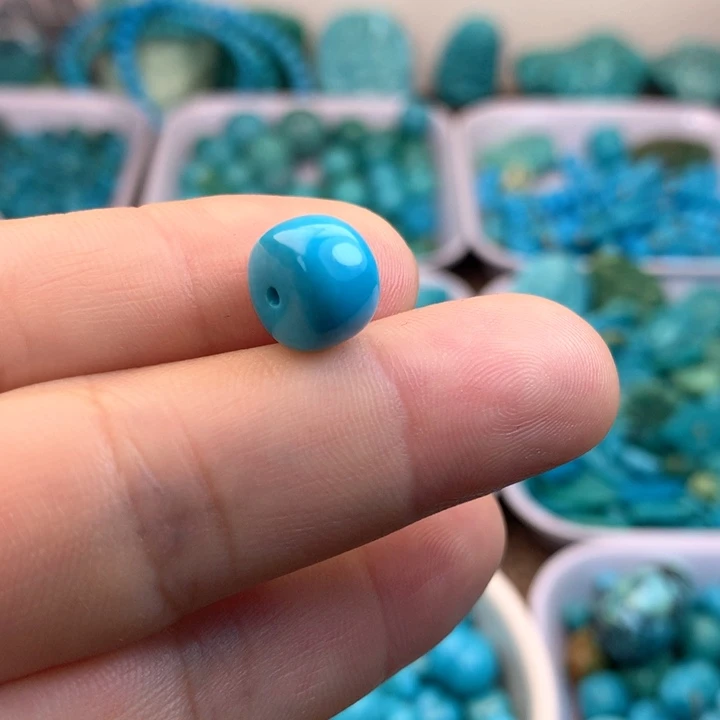 绿松石未镶嵌吊坠(不含链)绿松石珠子