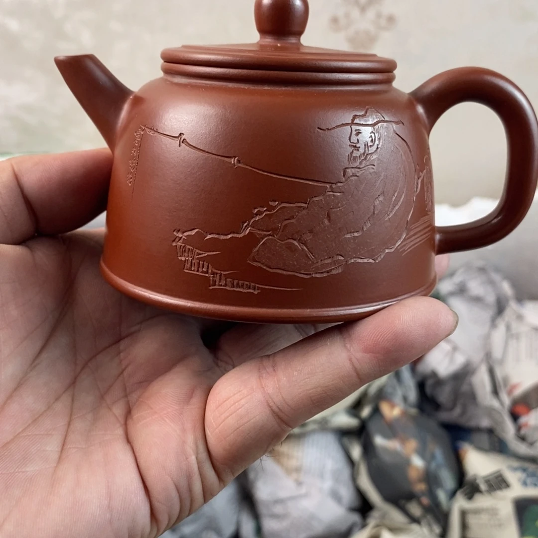 茶壶紫砂宜兴紫砂壶原矿手工qq