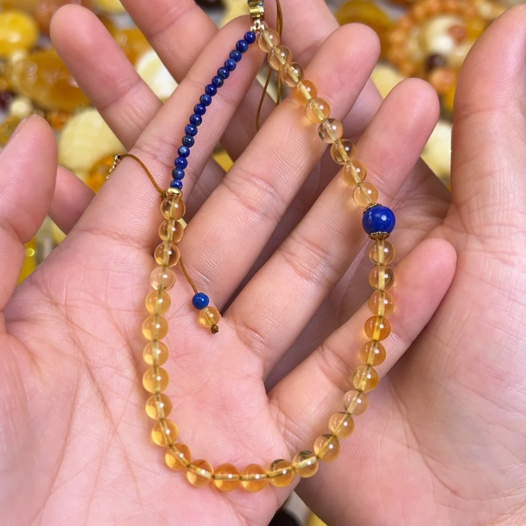 未镶嵌蜜蜡裸石琥珀