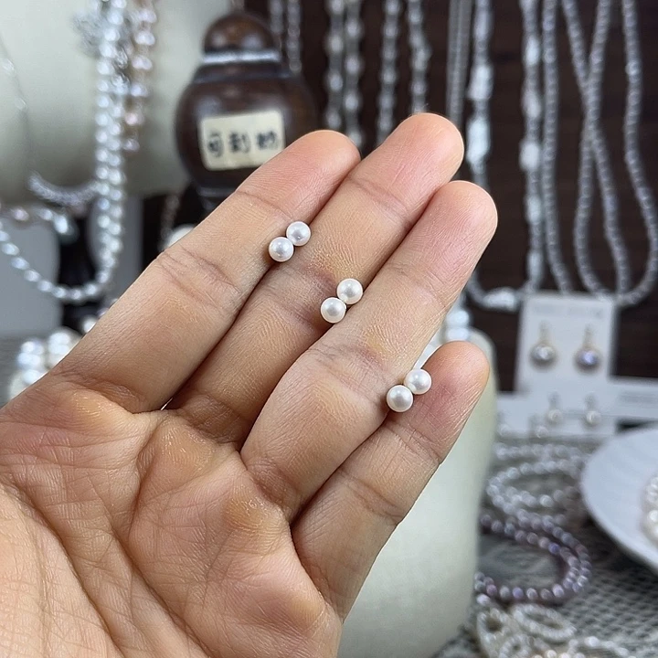 淡水珍珠颈饰银S925镶嵌