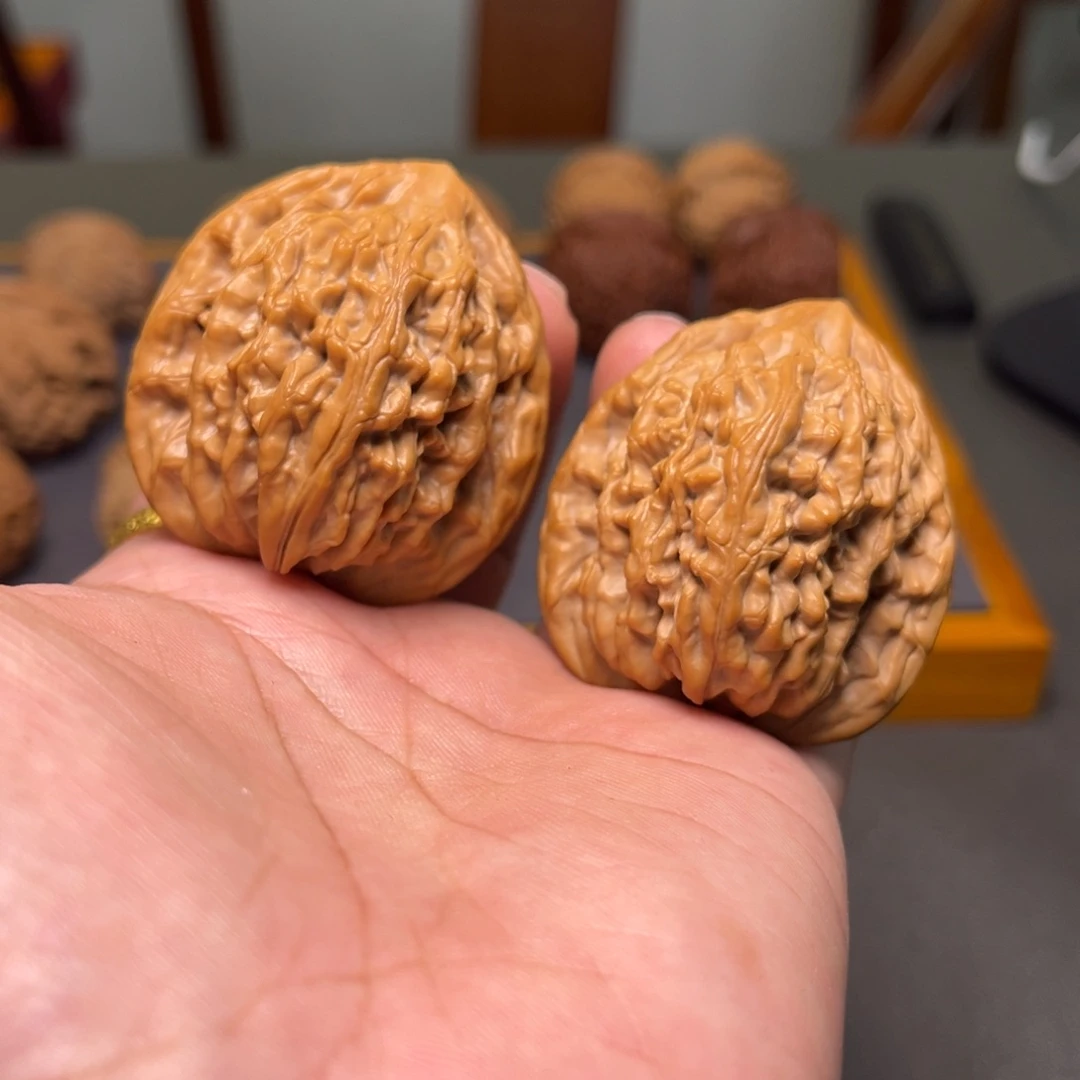 吊坠文玩核桃虎头王43
