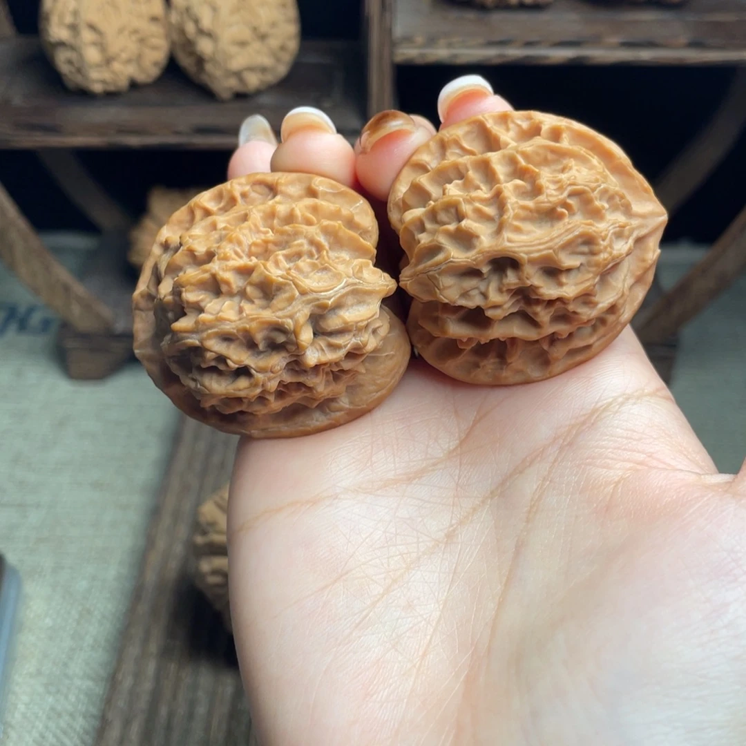 文玩核桃吊坠头货苹果园41 全品白茬精配