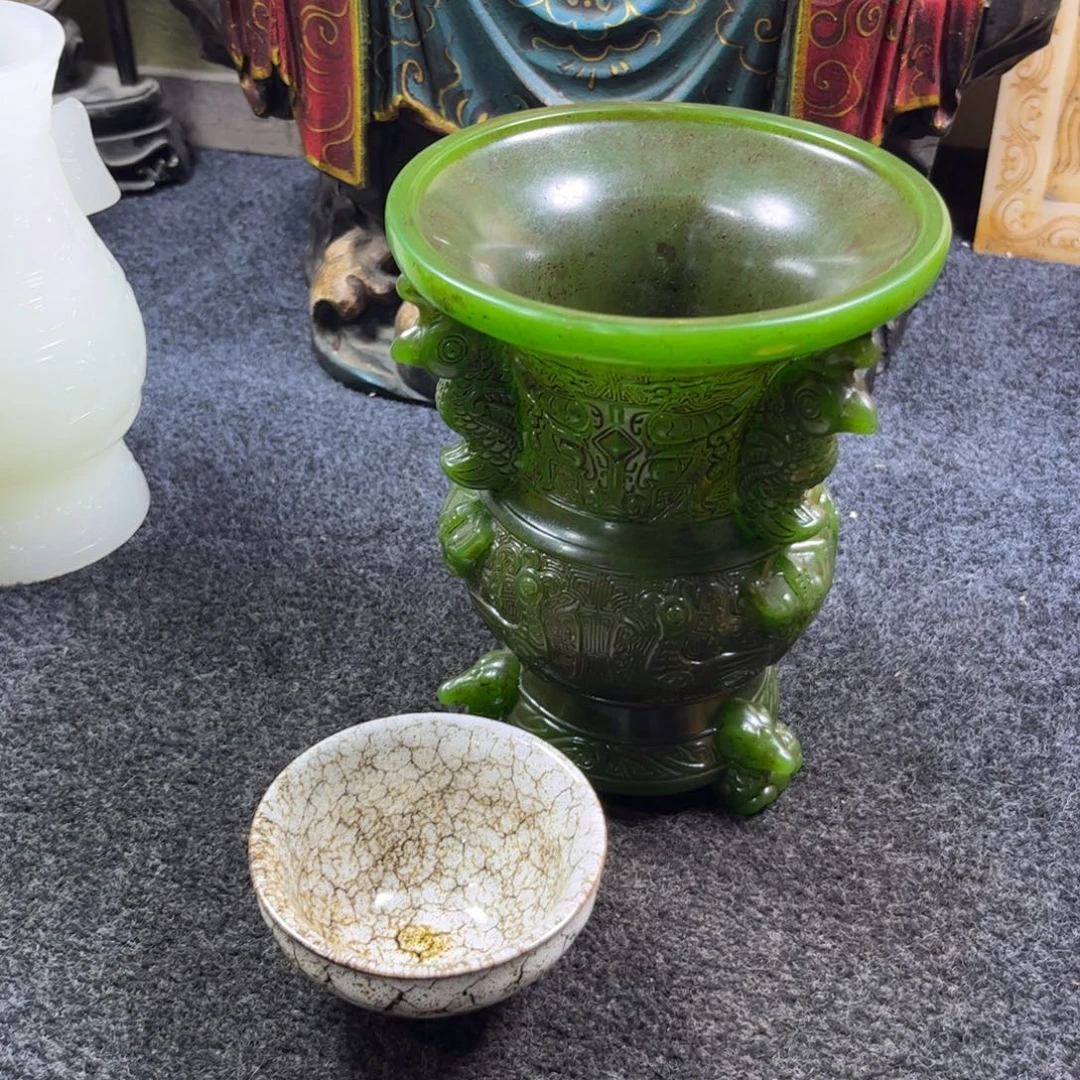 香***梦瓷片精美手工制作瓷瓶