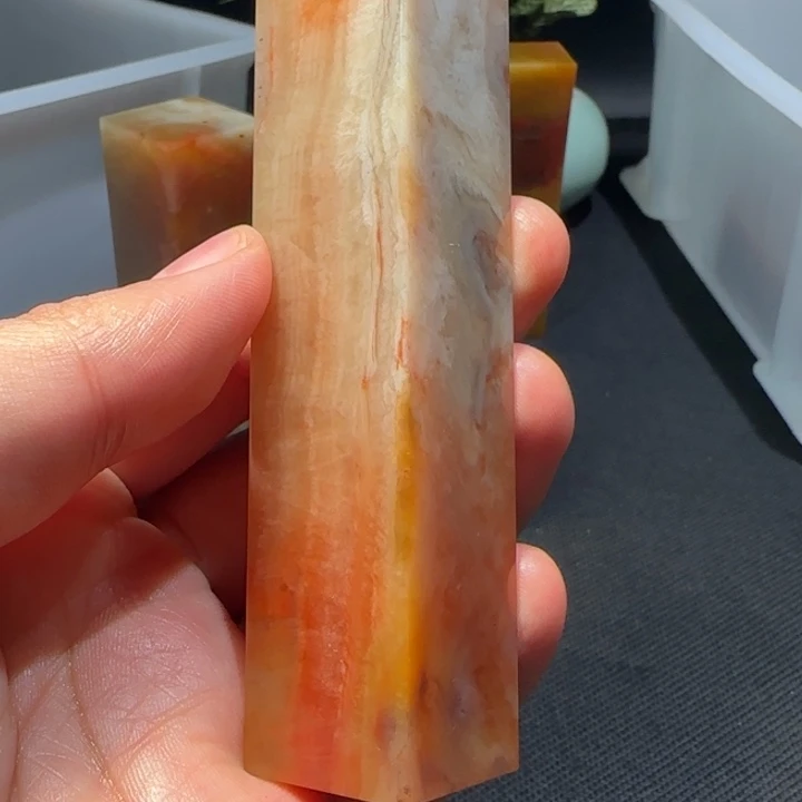 晓***草寿山石福集福寿山石印章