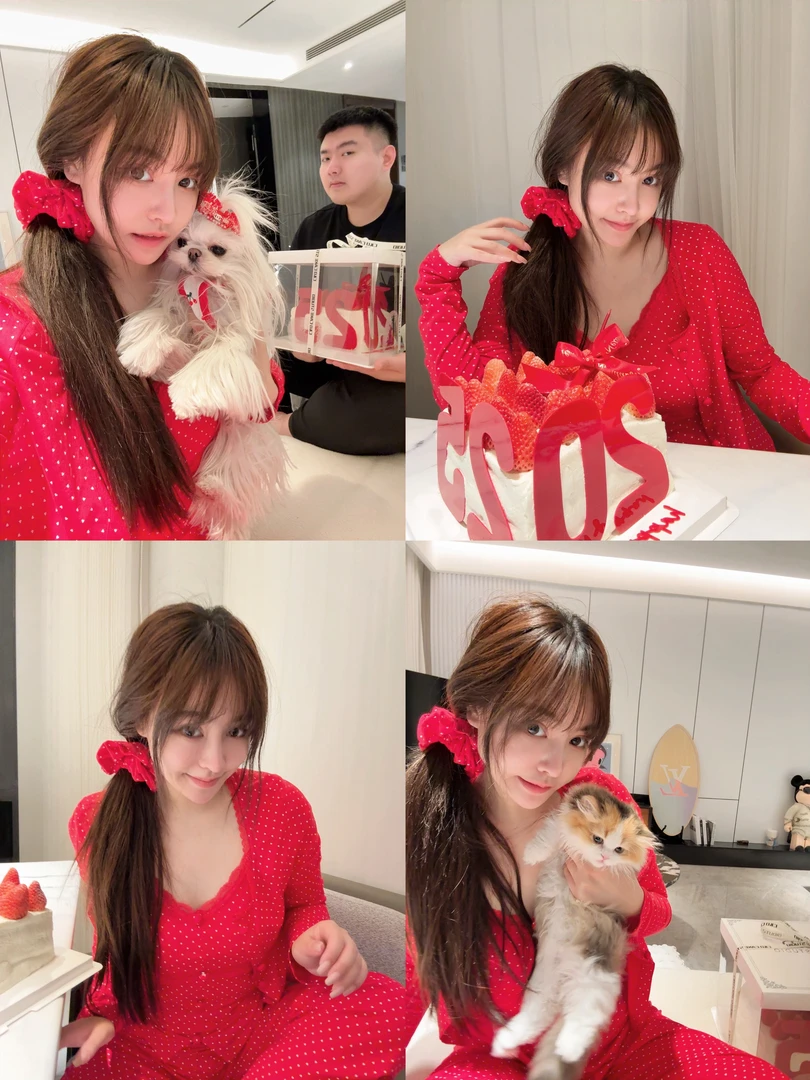 【HoorayLin】“新年贺岁版”2025传递幸福新年红套装（可外穿）KK558