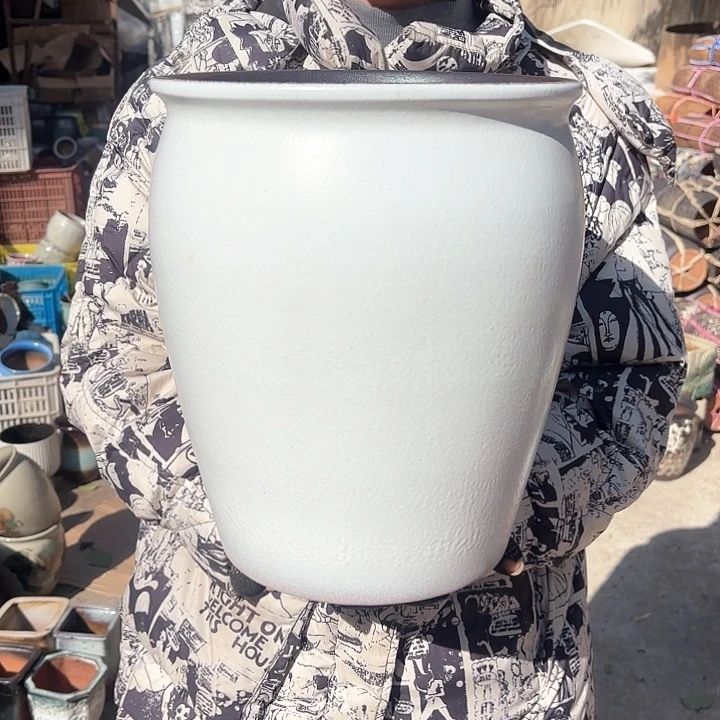 红陶大白盆口径25高度30