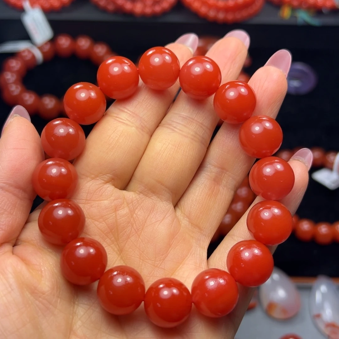 南红玛瑙未镶嵌手串
